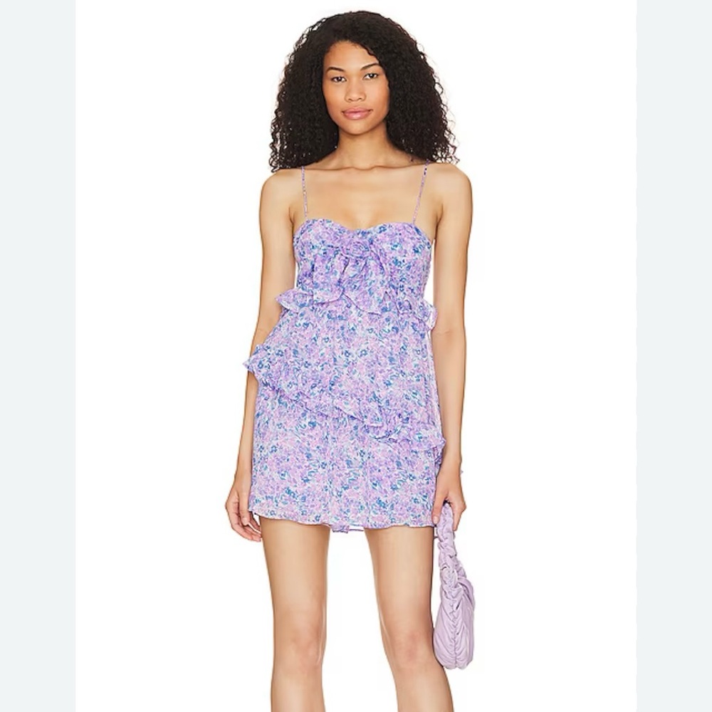 For Love & Lemons Debbie Mini Dress - Picture 1 of 1